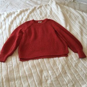 Madewell balloon sleeve sweater